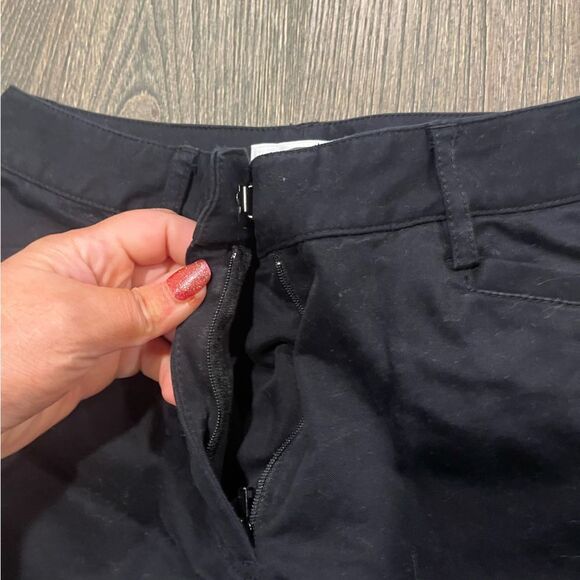 Talbots Womens Black High Waisted Stretch Career Work wear Straight Leg Pants 4 - Picture 6 of 12